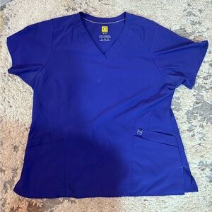 Wonder Wink Scrub Top - Purple